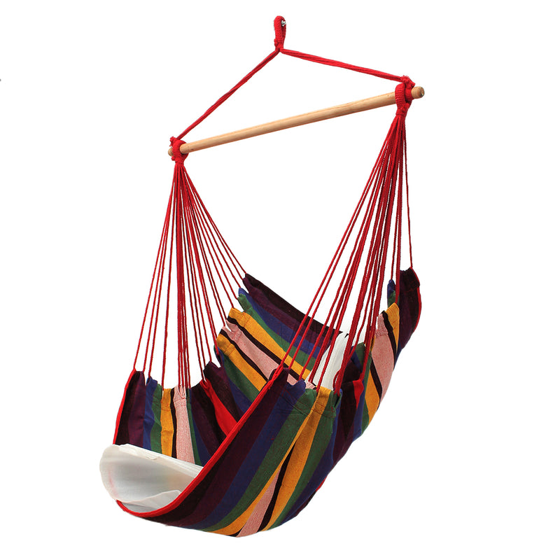 Garden Patio Hanging Thicken Hammock Chair Indoor Outdoor Cotton Swing Cushion Seat