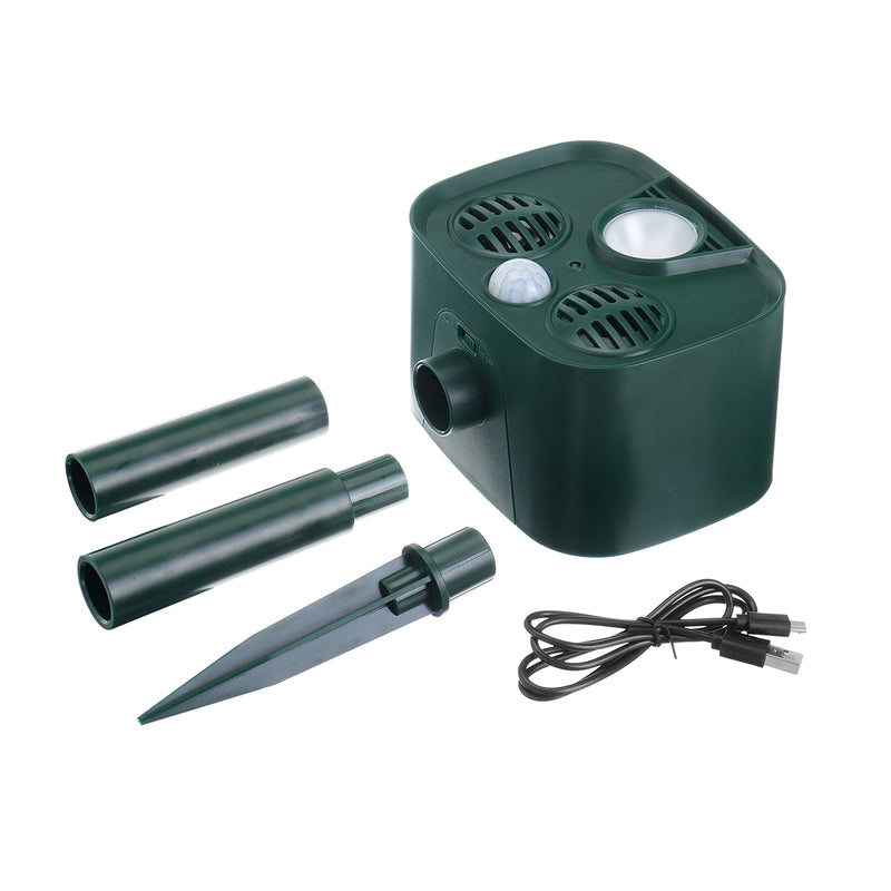 Solar Powered Ultrasonic Sonic Mouse Pest Rodent Animal Repeller PIR Outdoor Yard