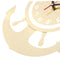 3D Anchor Helmsman Sailor Pirate Ship Mediterranean Style Wall Personality Clock