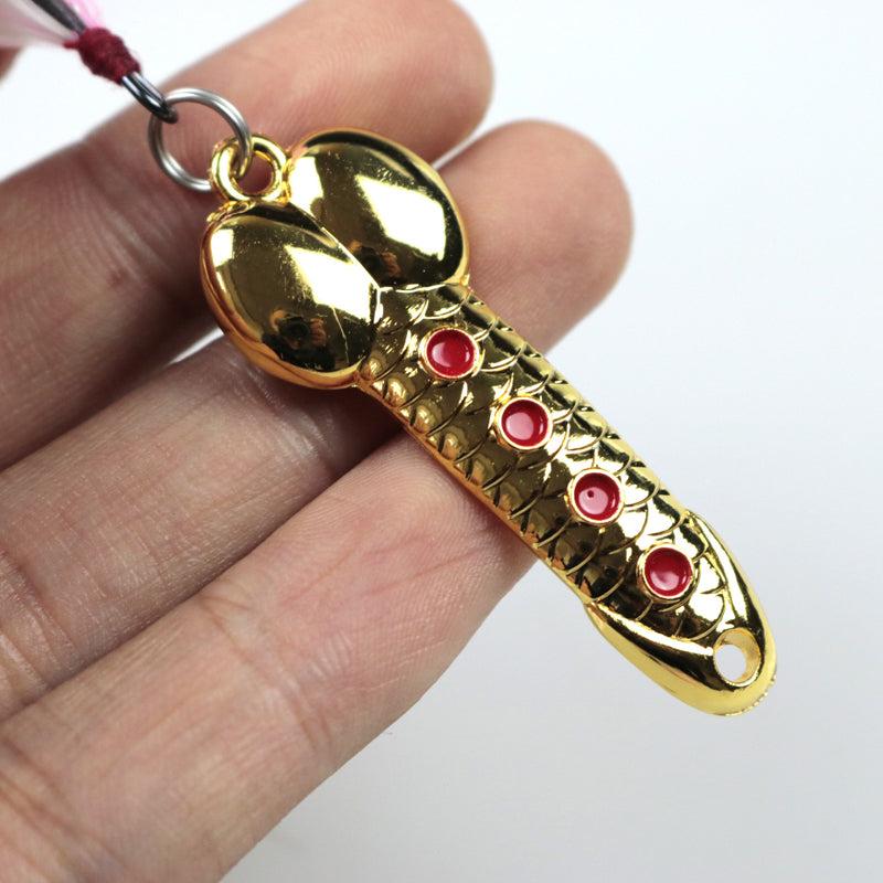 ZANLURE 6Pcs/Set 10g Gold/Sliver Sequins Spoon Hard Metal Lure Rocking Fishing Wobblers Spinner Fishing Lure