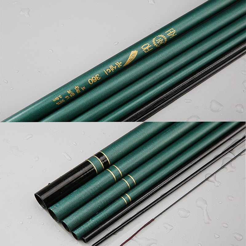 ZANLURE 2.7-7.2M Glass Fiber Stream Hand Fishing Pole Telescopic Spinning Fishing Rod Freshwater