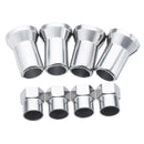 4Pcs TR413 Chrome Car Truck Tire Wheel Tyre Valve Stem Hex Caps W / Sleeve Covers