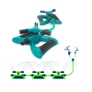 Automatic 360 Degree Rotating Garden Lawn Sprinkler Leak Free w/ Large Area Coverage Adjustable Gardening Watering Irrigation System