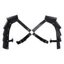 Tactical Leather Vest Adjustable Body Chest Harness Men Outdoor Hunting Belt Shoulder Tights