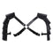 Tactical Leather Vest Adjustable Body Chest Harness Men Outdoor Hunting Belt Shoulder Tights