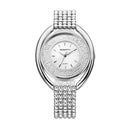 REBIRTH RE079 Fashion Women Quartz Watch Ladies Luxury Diamond Steel Strap Bracelet Watch
