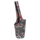 Fashion Printed Canvas Yoga Bag With Large Capacity Pocket Fit Most Yoga Mats