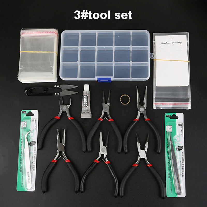 Diy Jewelry Tool Set Tip Mouth Round Mouth Manual Pliers Homemade Jewelry  Accessories