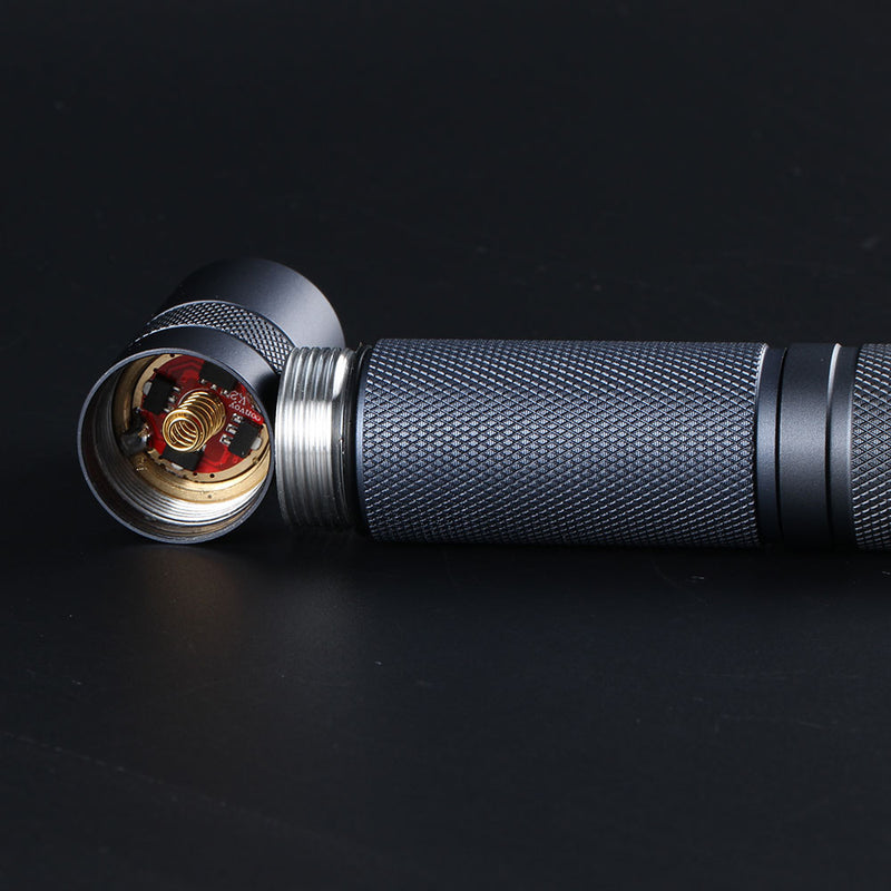 Gray Convoy S2+ SST20 2700K / 5000K / 6500K 7135*8 Firmware 18650 LED Flashlight DTP Copper Plate Ar-coated Glass Lens 7135 Cookies Firmware