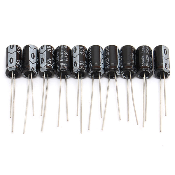 600pcs 12 Value 1uF~470uF Electrolytic Capacitor Assortment Kit 50pcs Each Value