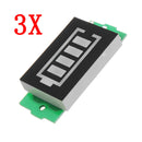 3pcs 2S Lithium Battery Pack Power Indicator Board Electric Vehicle Battery Power