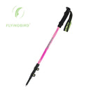 Flying Bird F89 Carbon Fiber Alpenstocks Ultralight Telescopic Adjustable Lock Climbing Hiking Sticks