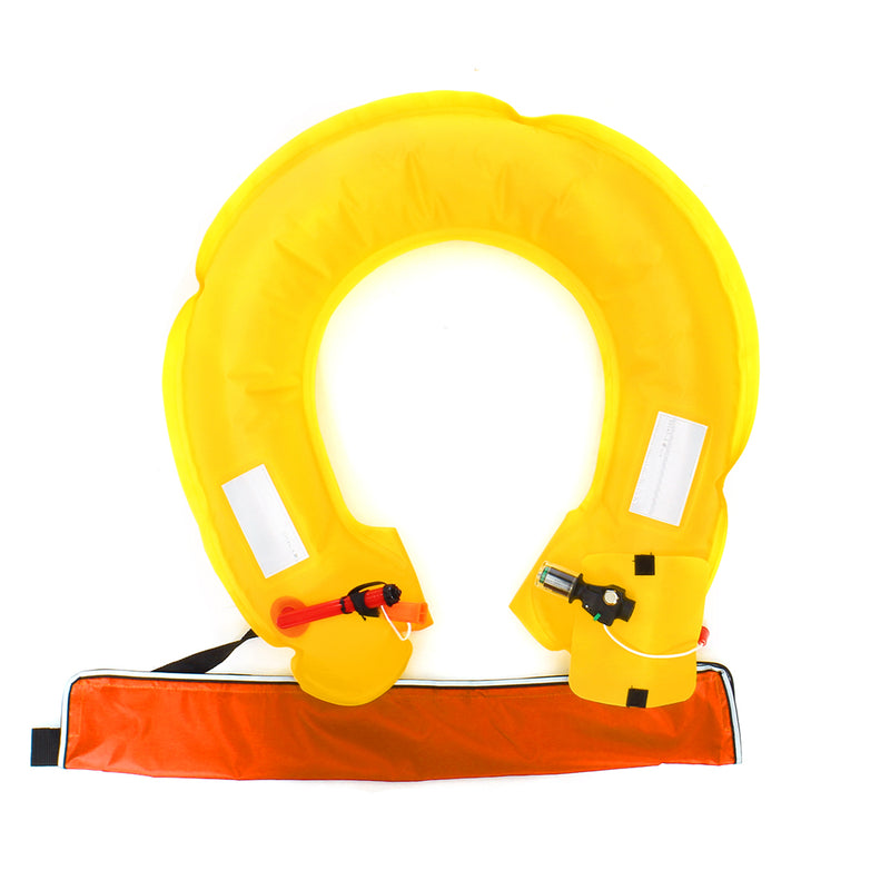 110N Auto/Manual Inflatable Safety Belt Waist Life Jacket Swimming Lifebuoy