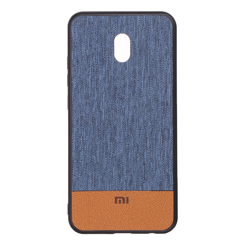 For Xiaomi Redmi 8A Case Bakeey Luxury Fabric Splice Soft Silicone Edge Shockproof Protective Case For Xiaomi Redmi 8A