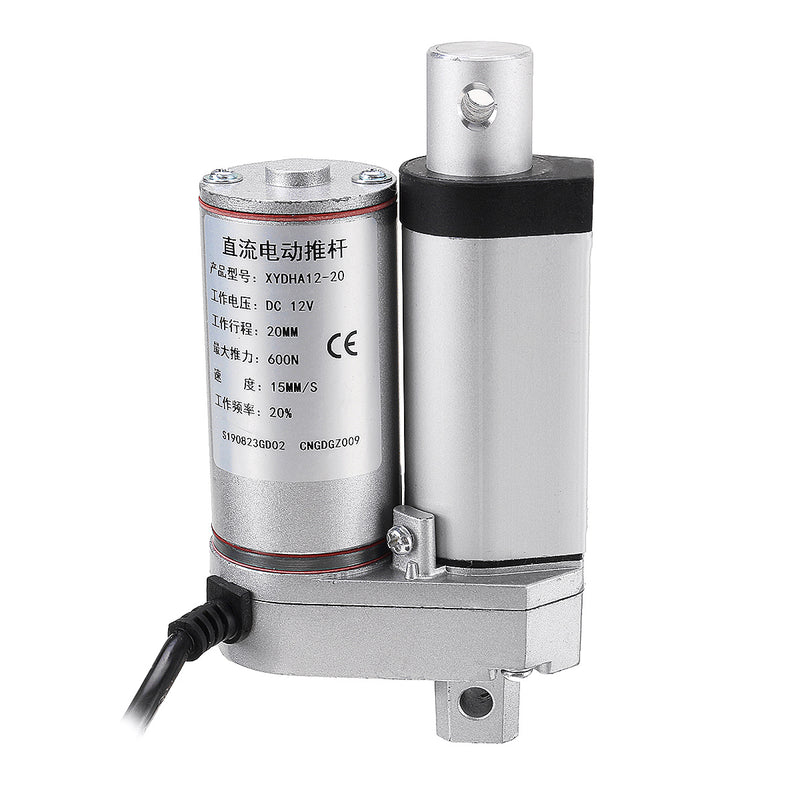 300N/600N/1500N/1100N 12V Linear Actuator Electric Motor For Auto Lifting IP54