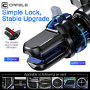 Cafele Anti-power Off Electric Induction Smart Lock Air Vent Car Phone Holder for 4.0-6.8 inch Smart Phone