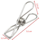 Suleve SSCH01 20Pcs Stainless Steel Clothes Pegs Metal Clips Hanger for Socks Underwear Towel Sheet