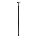 96CM/37.8In Metal Black Gentleman  Non-Slip Walking Stick Cane Eagle Head Handle Nickle Finish Climbing Sticks