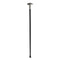 96CM/37.8In Metal Black Gentleman  Non-Slip Walking Stick Cane Eagle Head Handle Nickle Finish Climbing Sticks