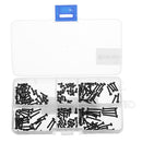 Suleve M2CH2 M2 Carbon Steel Allen Bolt 4-16mm Hex Socket Cap Screw Metric Assortment Kit 180pcs