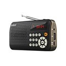 Rolton T30 Portable Mini FM Radio Speaker Music Player TF Card USB With LED Display