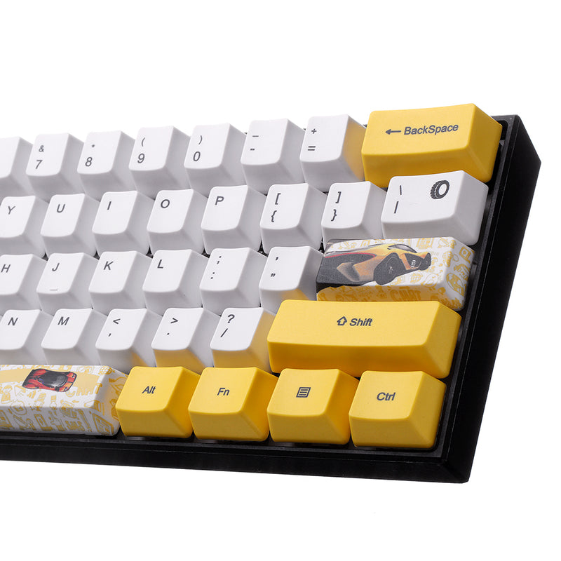 OEM Profile PBT Sublimation Motorcycle Keycap for 60% Anne pro 2 Royal Kludge RK61 Geek GK61 GK64 Mechanical Keyboard