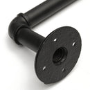 50cm Bathroom Towel Holder Bar Rack Hanger Black Towel Shelf Shower Room Iron Storage Shelves