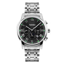SKMEI 9121 Casual Men Quartz Watch Luxury Stainless Steel Strap Date Display Bussiness Watch