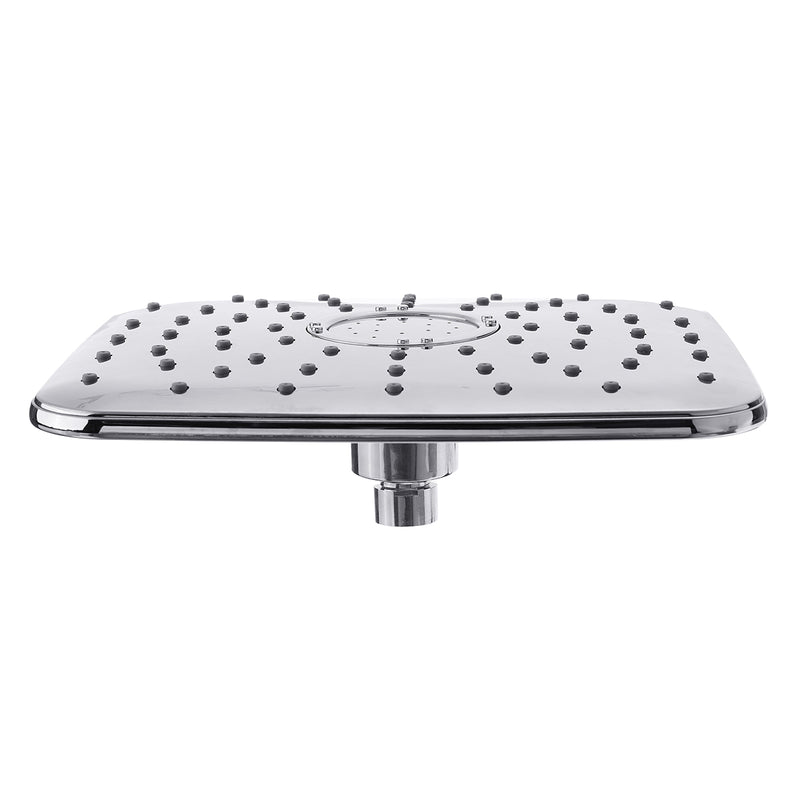 ABS and Chrome Finish Faucet Shower Head Combo w/ 60Inch Stainless Steel Hose for Bathroom