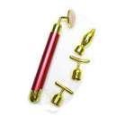 Electric Golden Beauty Bar Energy Face Vibrating Lifting Tightening Revitalization Massager Body Skin Care Set