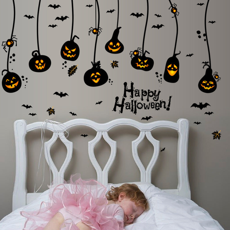 Miico SK9094 Trick Or Treat Halloween Wall Sticker Room Decoration For Be Happy Halloween Party