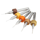 Drillpro 50pcs 0.25-0.45mm Tungsten Carbide Micro PCB Drill Bit Set for PCB Circuit Board