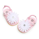 Female Baby Shoes Baby Shoes Girls Baby Shoes Soft Bottom Non-slip Toddler Shoes With Hair Band Headwear 2 Sets