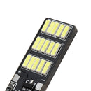 10PCS T10 W5W 30SMD LED Car Side Marker Lights Wedge Bulb Lamp with 3 Flash Modes 6W 240LM White