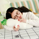 Japanese White Stuffed Plush Toy Radish Pillow Hugging Pillow Plush Doll Toy Soft Doll Xmas Gift