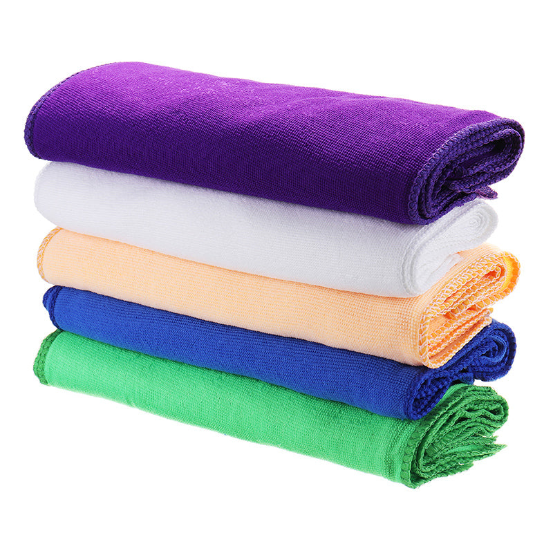 11 Inch 50 Pcs Microfiber Cleaning Cloth Kitchen Camping Wash Dry Clean Polish Cloth Towel