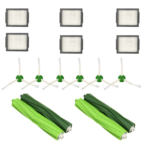 16pcs Side Brush and Filter and Roller Brushes for For Vacuum Cleaner iRobot E5 E6 i7 i7+