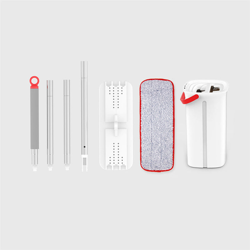 YIJIE Universal Rotating Cleaning Mop Sets Microfiber Cleaning Cloth Wet Dry Usage Mop with Bucket