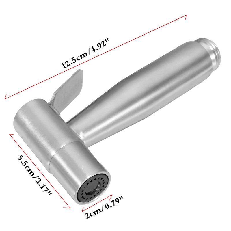 Stainless Steel Brushed Nickle Handheld Bidet Diaper Sprayer Shower Head