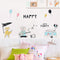Miico FX64037 Cartoon Wall Stickers Children's Room Decoration Wall Stickers DIY Sticker