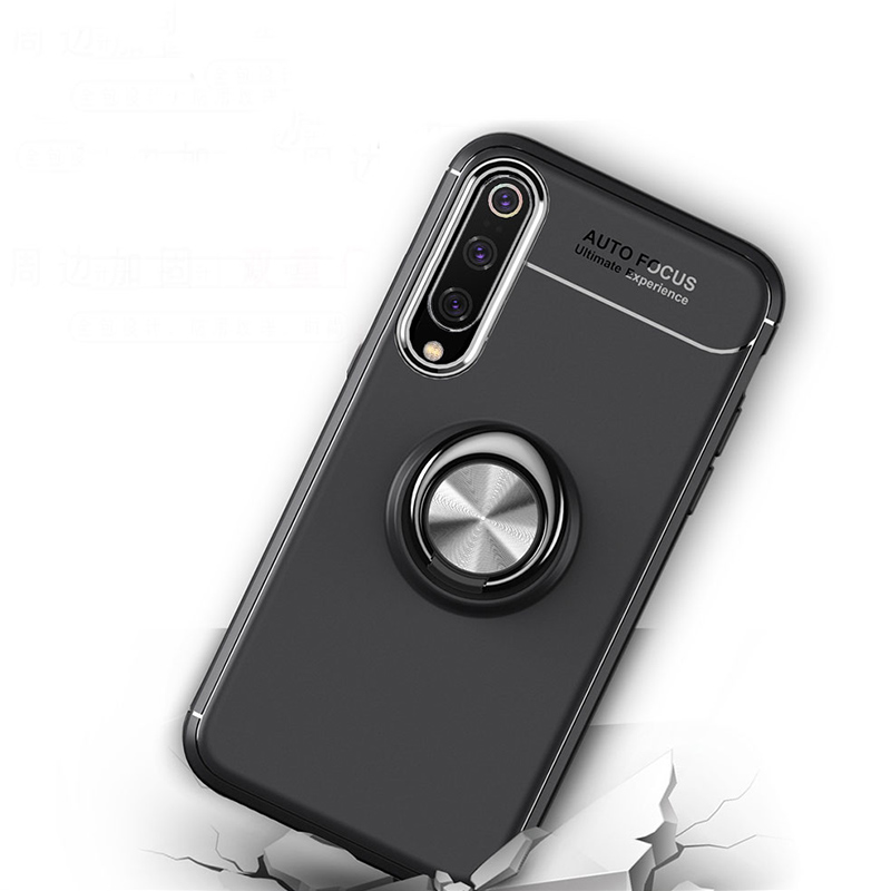 Bakeey 360 Rotating Ring Holder Magnetic Adsorption Shockproof Protective Case for Xiaomi Mi9 SE