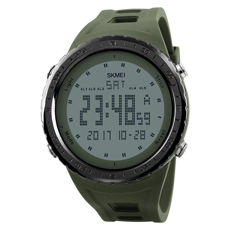 SKMEI 1246 Outdoor Alarm Chronograph Double Time Swimming Sport Men Digital Watch