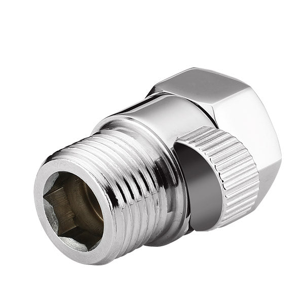 KCASA Brass Junction Water Flow Control Valve Stright-through Shut Off Angle Valve Bath Accessory