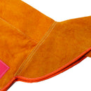 1Pair 8.3 Inch Cowhide Leather Welding Feet Protection Cover Sleeves Flame Resistant Safe Gloves