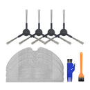 9pcs Replacements for Xiaomi Mijia 1C Vacuum Cleaner Parts Accessories 4*Side Brushes 3*Rags 1*Yellow Brush 1*Blue Brush