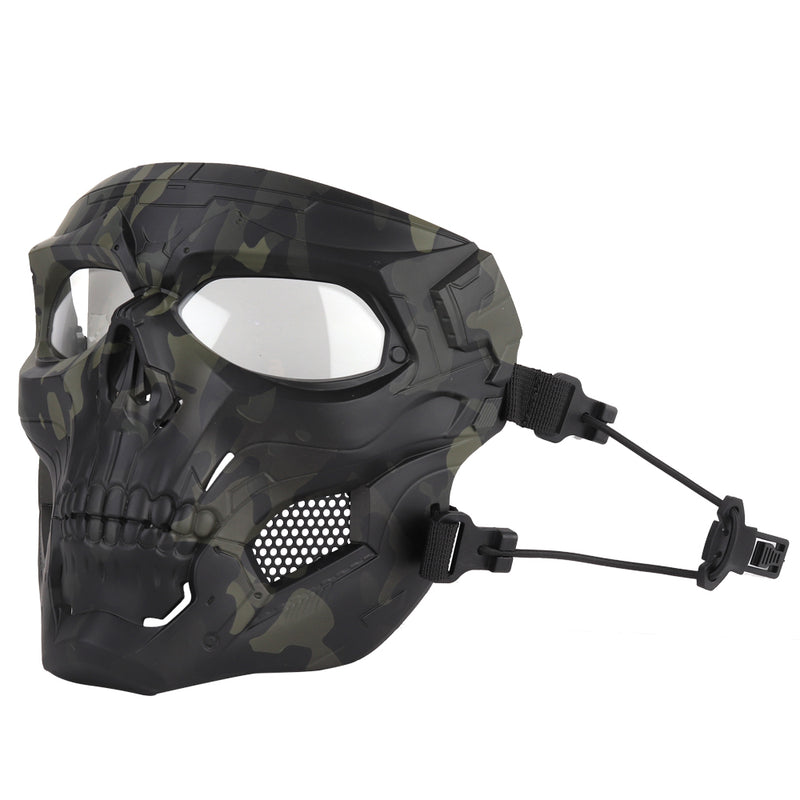 WoSporT Halloween Mask Party Game Skull Tactical Fast Helmet Paintball Airsoft Camouflage