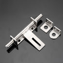 Sliding Bolt Gate Latch Door Thickened 304 Stainless Steel Barrel Bolt Door Latch Door Hasp with Padlock Hole