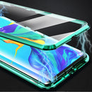 Bakeey 360 Curved Screen Front+Back Double-sided Full Body 9H Tempered Glass Metal Magnetic Adsorption Flip Protective Case For Huawei P30 PRO