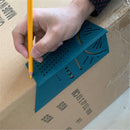 Woodworking Scribe Mark Line Gauge 100mm T-type Ruler Hole Scribing Gauge Aluminum Crossed-out Ruler Carpenter Measuring Tool