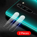 Bakeey Black Double-sided Tempered Glass Magnetic Adsorption Protective Case + 2PCS Soft Tempered Glass Phone Lens Protector for Xiaomi Redmi Note 8 PRO